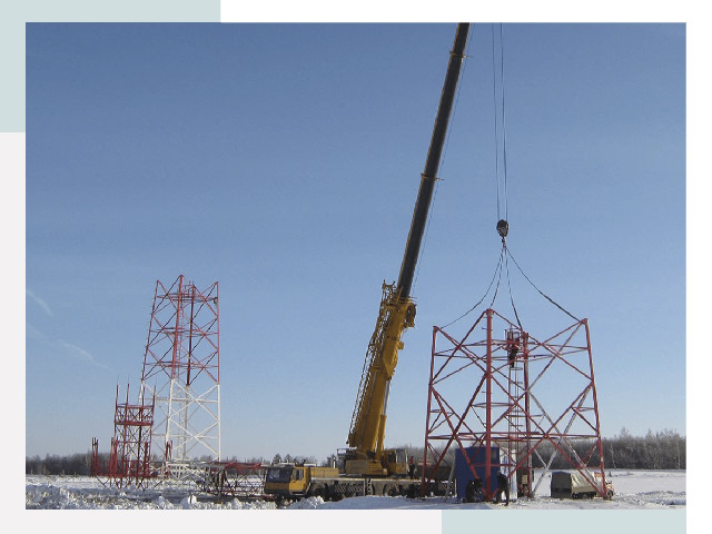 Монтаж вышек связи в Астрахани