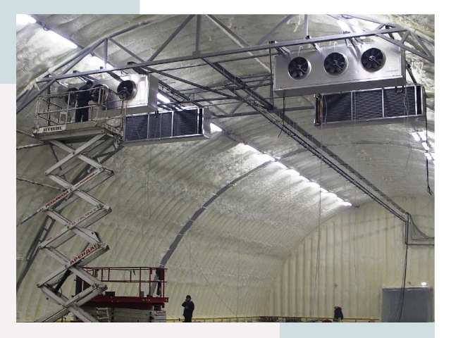 Оснащение ангаров в Астрахани