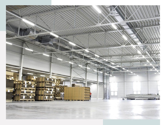 Освещение ангаров в Астрахани