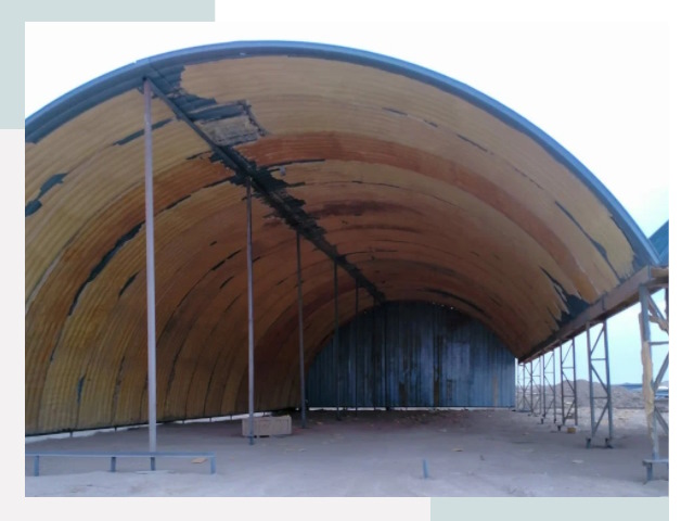 Реконструкция ангаров в Астрахани