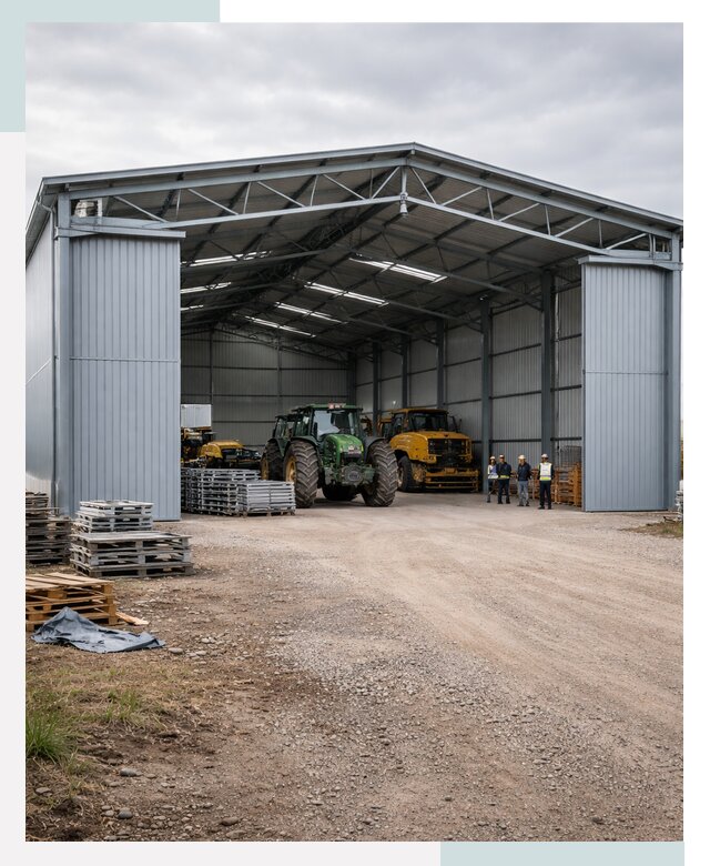 Ангары для сельхозтехники в Астрахани от 20552 р. | СтальСтрой-Стр