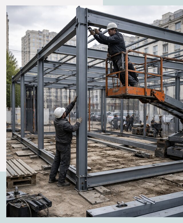 Строительство и монтаж торговых павильонов под ключ в Астрахани