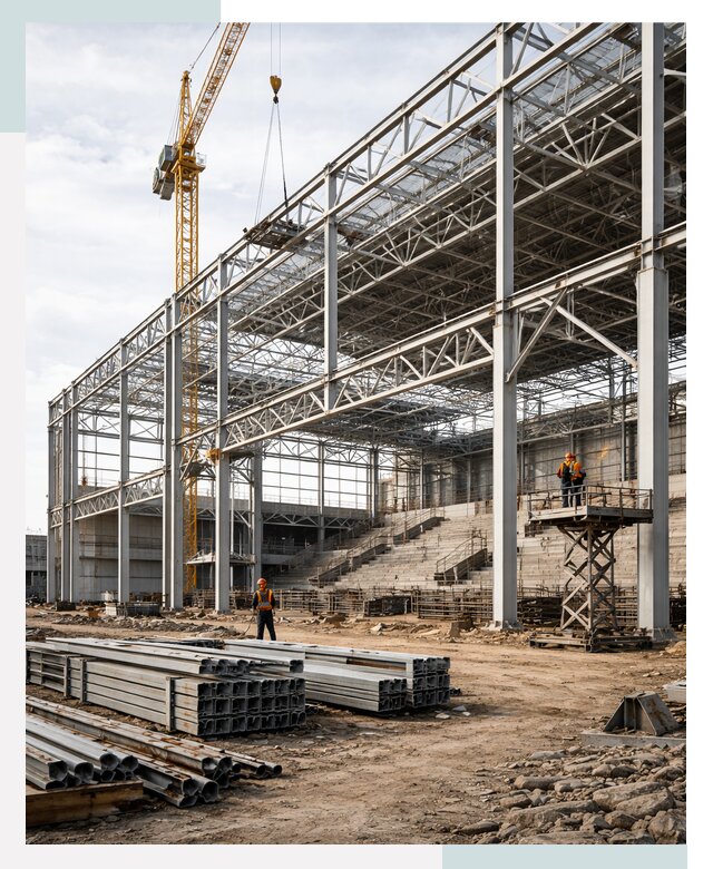 Строительство спортивных комплексов в Астрахани от 30828 р. | СтальСтрой-Стр